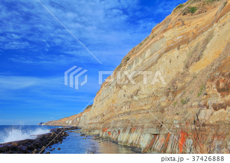 晴天下の屏風ヶ浦 37426888