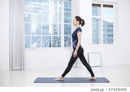 ストレッチ 女性 女 37429400