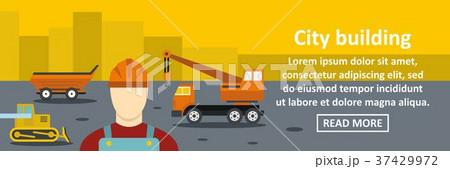 City building banner horizontal concept City building banner horizontal concept 37429972