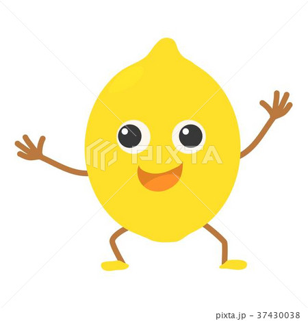 Lemon icon, cartoon style Lemon icon, cartoon style 37430038