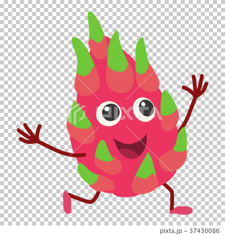 Dragon fruit icon, cartoon style 37430086