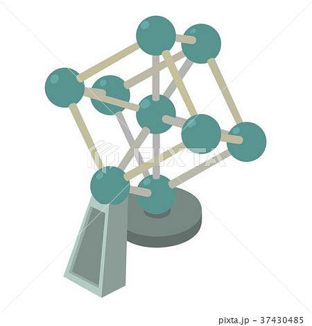 Atomium icon, isometric 3d style 37430485