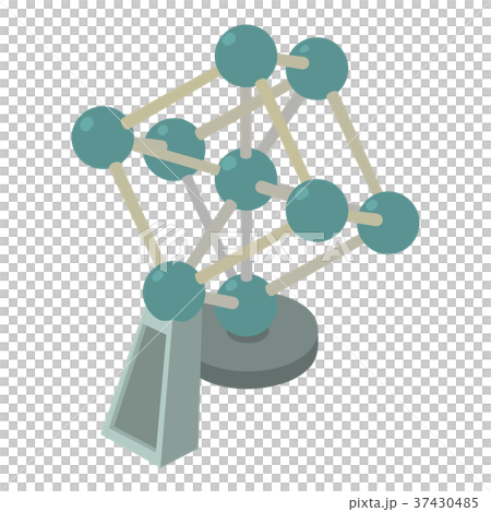 Atomium icon, isometric 3d style 37430485