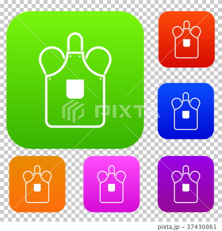 Blacksmiths apron set color collection Blacksmiths apron set color collection 37430861