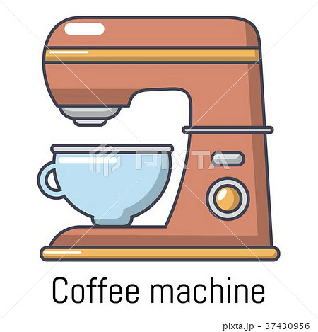Coffee machine icon, cartoon style - Stock Illustration [37430956] - PIXTA