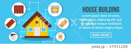 House building banner horizontal concept 37431280