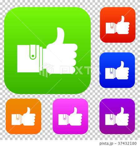 Like set color collection - Stock Illustration [37432180] - PIXTA