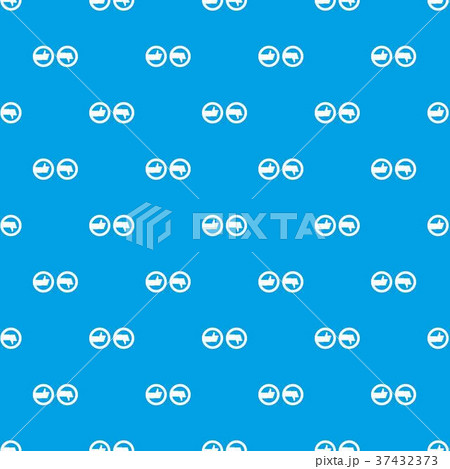 Signs hand up and down pattern seamless blue Signs hand up and down pattern seamless blue 37432373