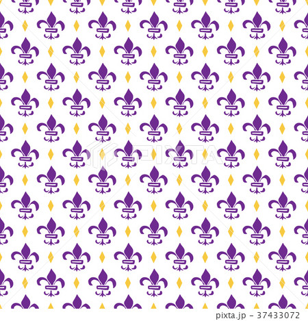 Mardi Gras seamless pattern vector illustration. 37433072