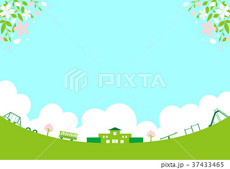 学校 桜 学校 桜 37433465
