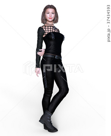 若い女性 37434593