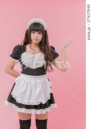 黒メイドコスプレ 紹介 黒メイドコスプレ 紹介 37437646