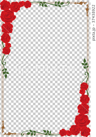 Red Rose Frame Royalty Free SVG, Cliparts, Vectors, and Stock Illustration.  Image 124019027.