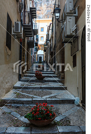 Cefalu town view Sicily, Italy 37440942
