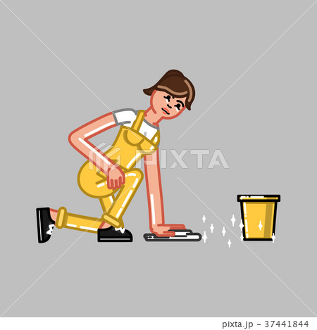 Cleaning service woman Cleaning service woman 37441844