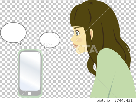 スマートフォンイメージイラスト3 37443431