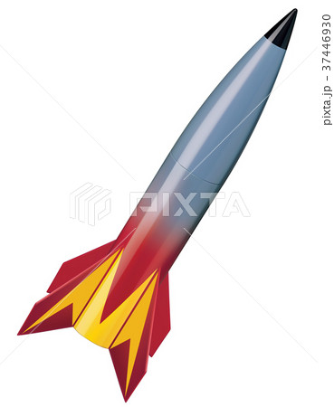 Missile Isolated Vector 3d Illustrationのイラスト素材