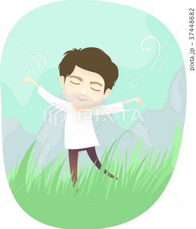 Man Spiritual Field Illustration Man Spiritual Field Illustration 37448682