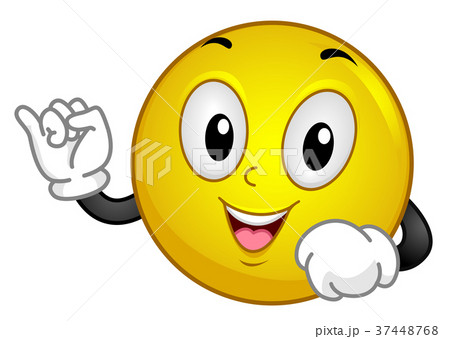 Mascot Smiley Pinky Swear Illustration 37448768