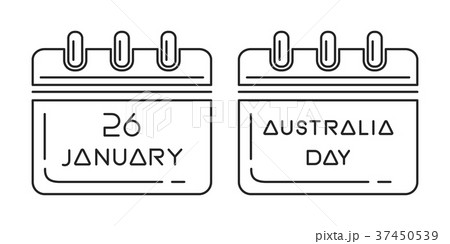 Australia day calendar 37450539
