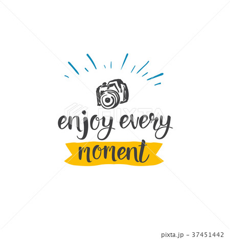 Travel Quote Hand Drawn Icon Lettering Vacation 37451442