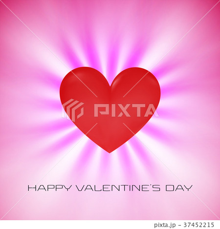 Pink Valentine day wishing background card banner 37452215