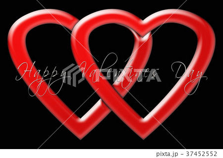 Two hearts united for Valentine's Day Two hearts united for Valentine's Day 37452552