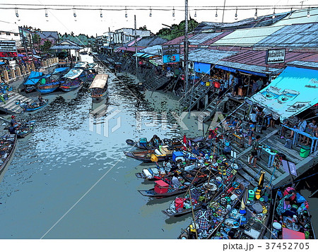 水上マーケット タイ タイ国 37452705