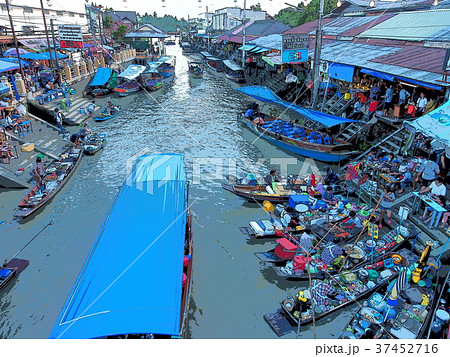 水上マーケット タイ タイ国 37452716