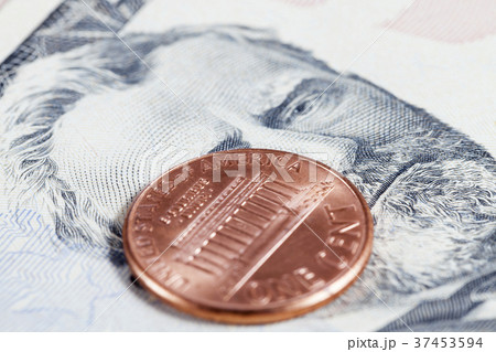 American dollar, closeup American dollar, closeup 37453594