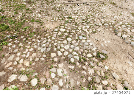 road cobblestones 37454073