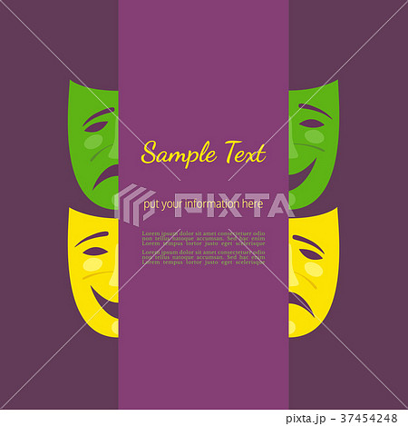 Theater mask poster Theater mask poster 37454248