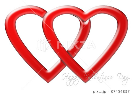 Two hearts united for Valentine's Day 37454837