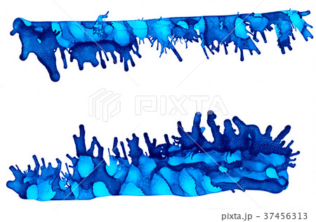 Abstract bright blue splashes isolated Abstract bright blue splashes isolated 37456313