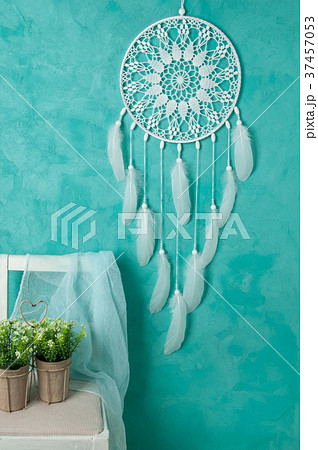 White dream catcher 37457053