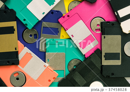 Floppy disk magnetic computer 37458028