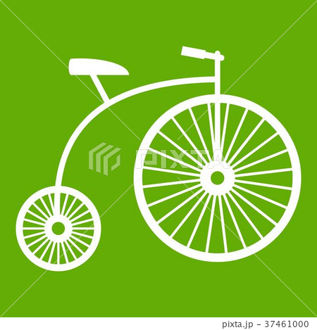Penny-farthing icon green 37461000