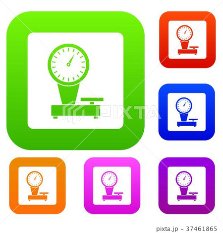 Weight scale set color collection Weight scale set color collection 37461865