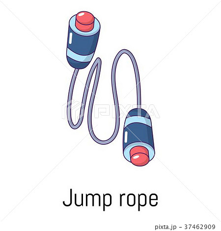 Jump Rope Icon Cartoon Styleのイラスト素材