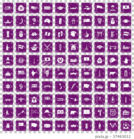 100 national flag icons set grunge purple 100 national flag icons set grunge purple 37463012