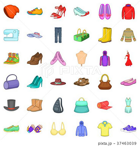 Model icons set, cartoon style 37463039