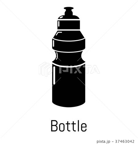 Sport bottle icon, simple black style Sport bottle icon, simple black style 37463042