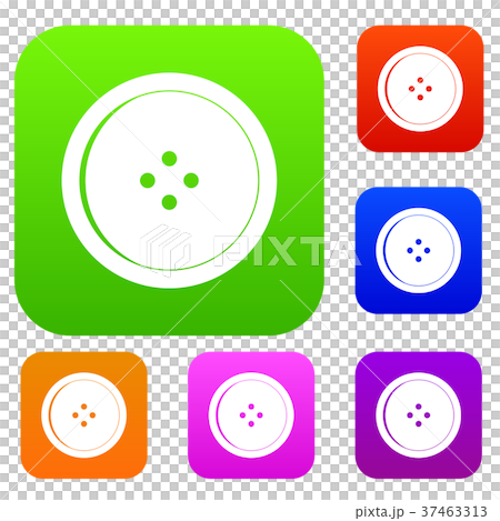 Round sewing button set color collection 37463313