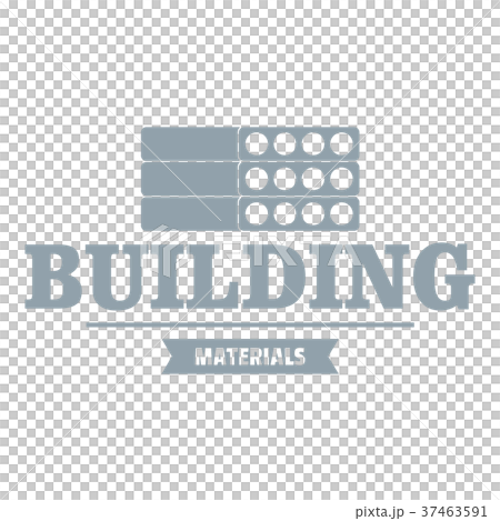 Construction emblem logo, gray monochrome style Construction emblem logo, gray monochrome style 37463591