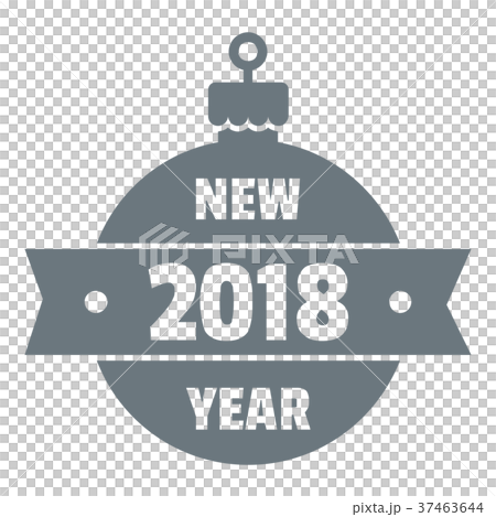 Christmas tree toy logo, simple gray style Christmas tree toy logo, simple gray style 37463644