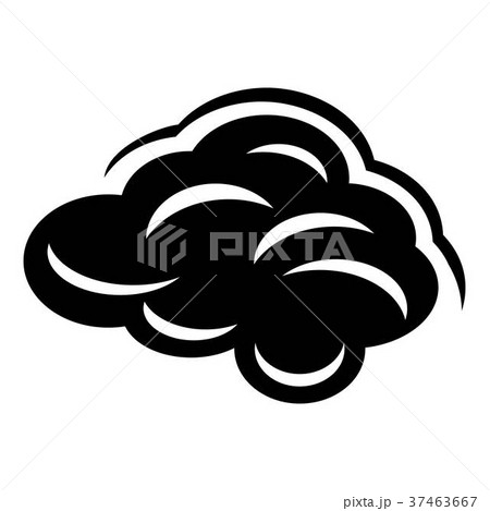 Climate cloud icon, simple black style Climate cloud icon, simple black style 37463667