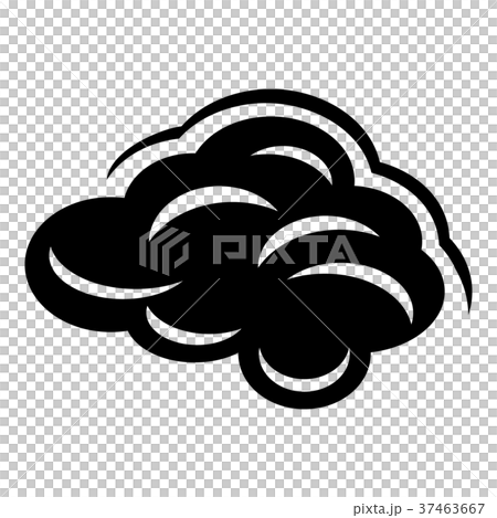 Climate cloud icon, simple black style Climate cloud icon, simple black style 37463667