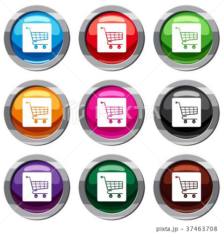 Shopping cart set 9 collection Shopping cart set 9 collection 37463708