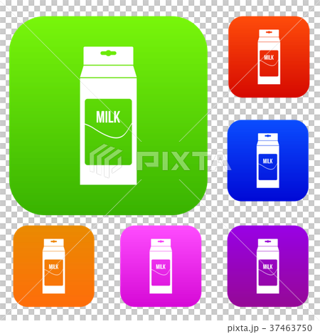 Milk set color collection 37463750