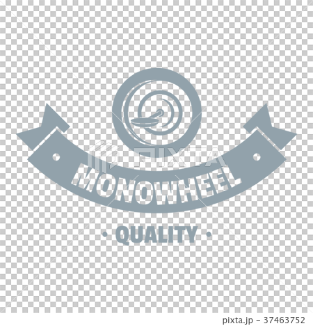 Modern mono wheel logo, simple gray style Modern mono wheel logo, simple gray style 37463752